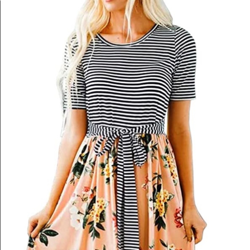 Merokeety Casual Swing Dress